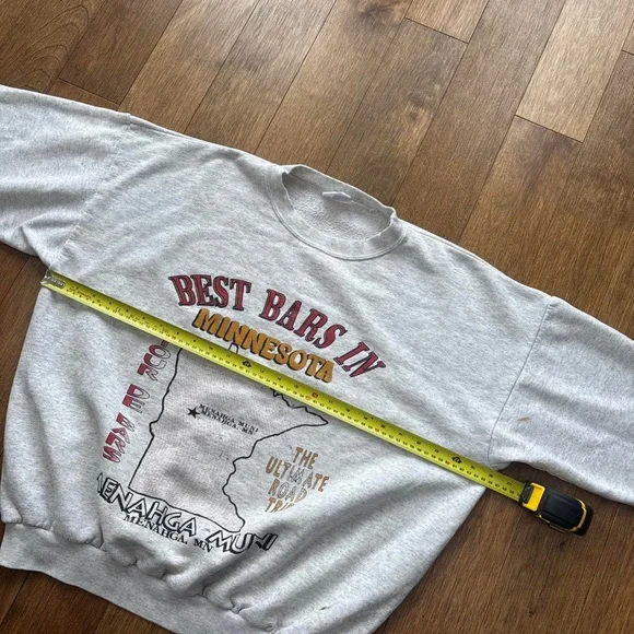 Unisex Vintage 90s Santee Tour de Bars graphic crewneck - Picture 5 of 7